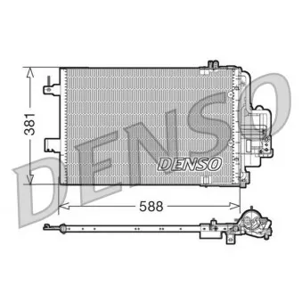 Condenseur, climatisation DENSO DCN20021