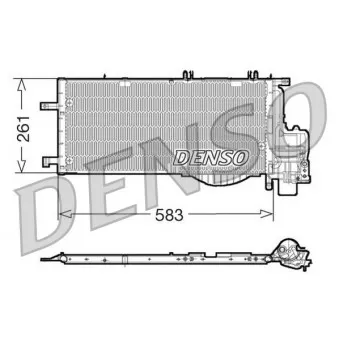 Condenseur, climatisation DENSO DCN20022