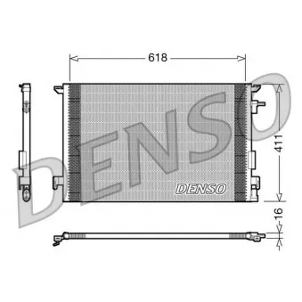 Condenseur, climatisation DENSO DCN20031