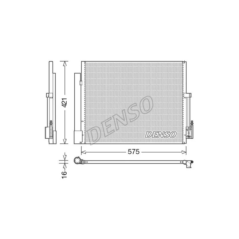 Condenseur, climatisation DENSO DCN20036