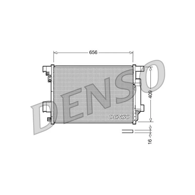 Condenseur, climatisation DENSO DCN21001