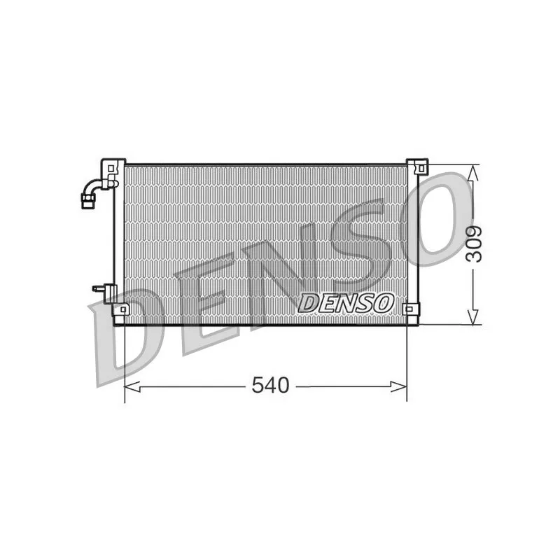 Condenseur, climatisation DENSO DCN21004
