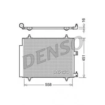 Condenseur, climatisation DENSO DCN21005