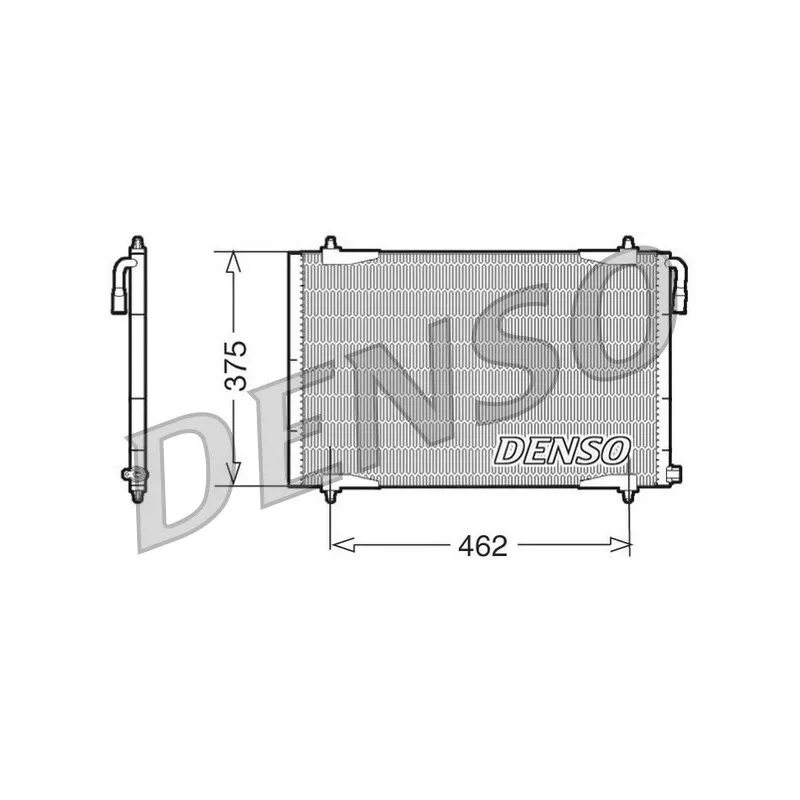 Condenseur, climatisation DENSO DCN21006