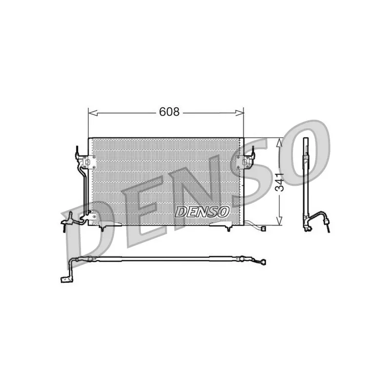 Condenseur, climatisation DENSO DCN21010