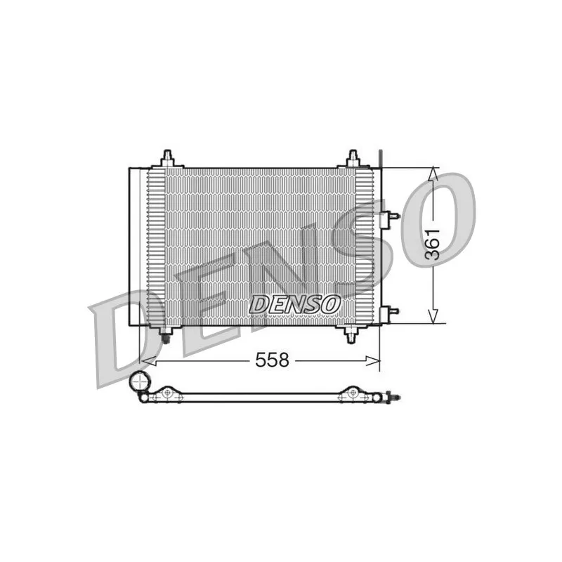 Condenseur, climatisation DENSO DCN21015