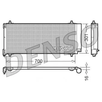 Condenseur, climatisation DENSO DCN21027