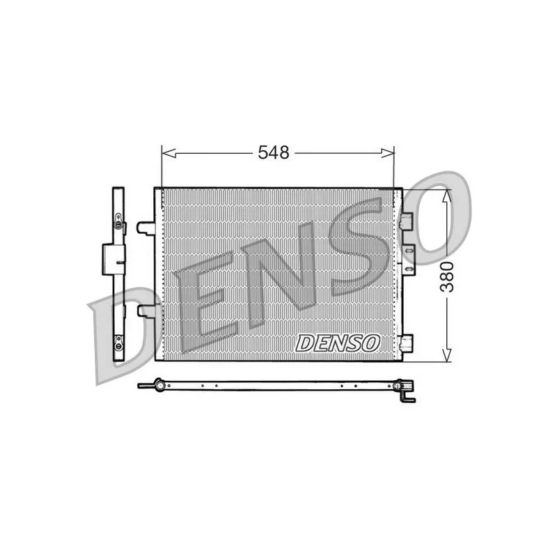 Condenseur, climatisation DENSO DCN23007