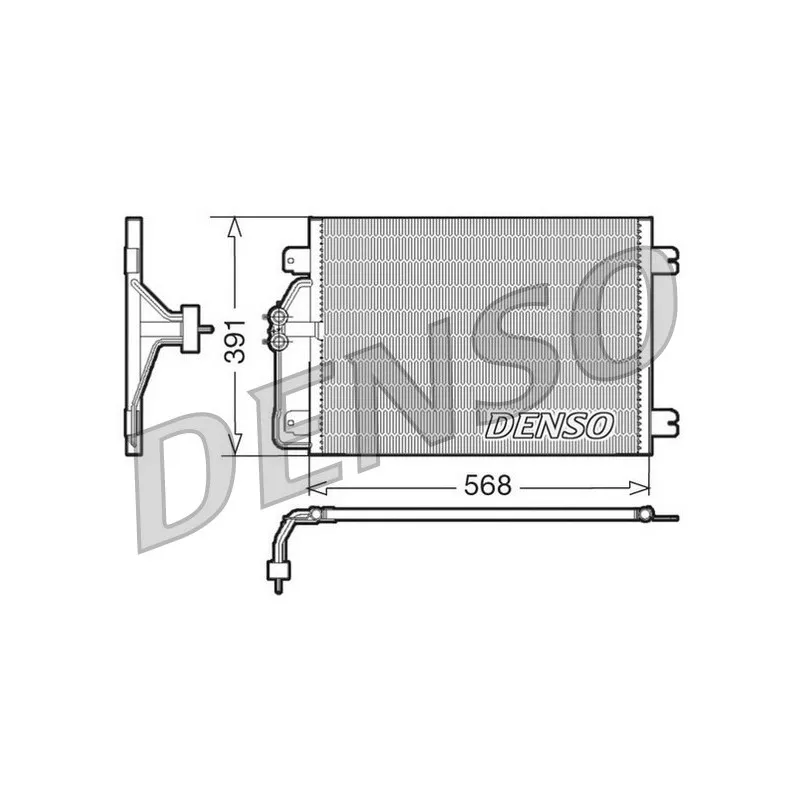 Condenseur, climatisation DENSO DCN23010