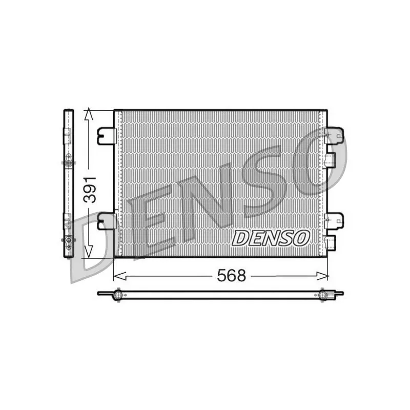 Condenseur, climatisation DENSO DCN23011