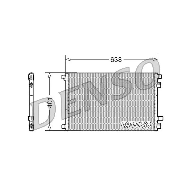 Condenseur, climatisation DENSO DCN23012