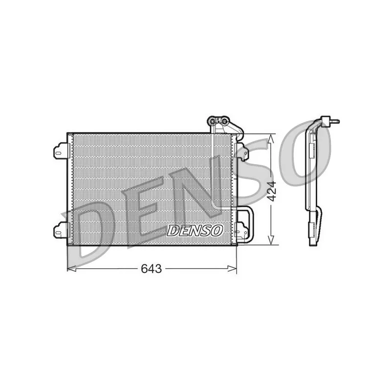 Condenseur, climatisation DENSO DCN23013