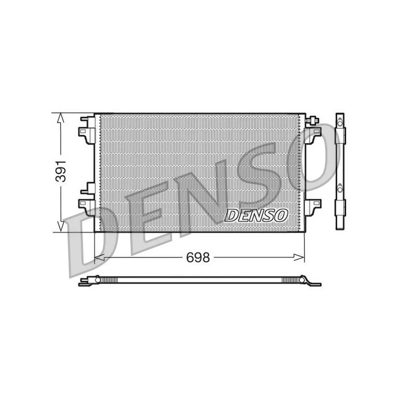 Condenseur, climatisation DENSO DCN23015