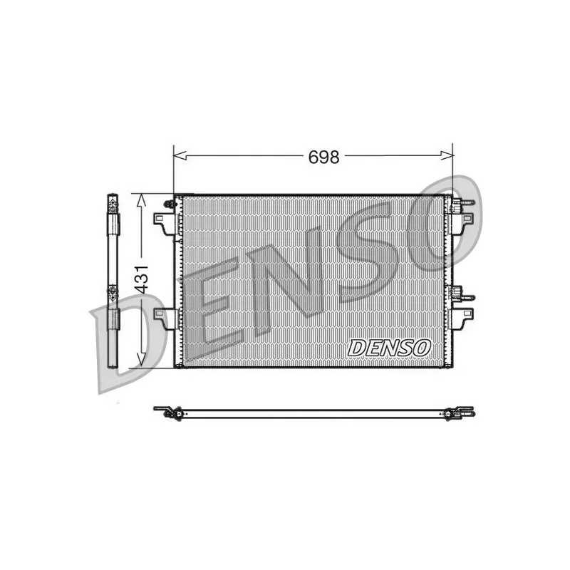 Condenseur, climatisation DENSO DCN23022