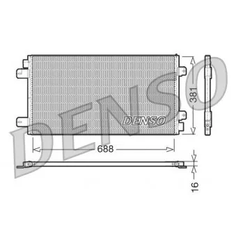 Condenseur, climatisation DENSO DCN23024
