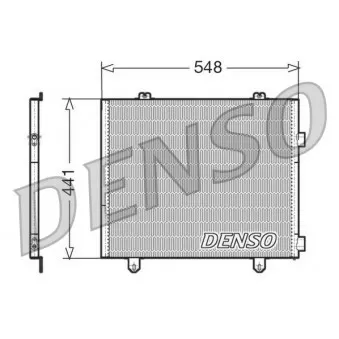 Condenseur, climatisation DENSO DCN23025