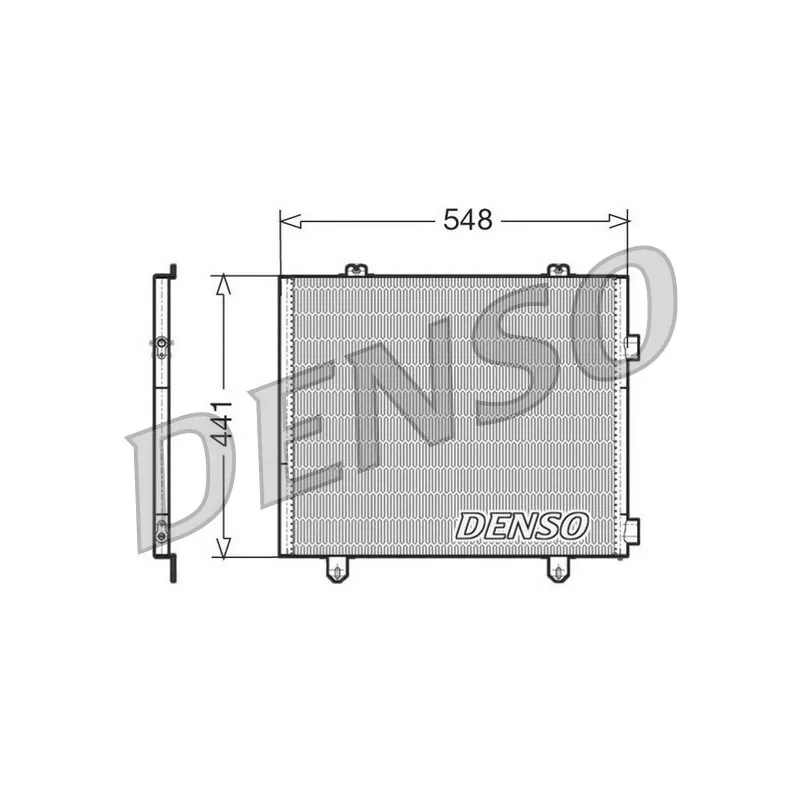 Condenseur, climatisation DENSO DCN23025