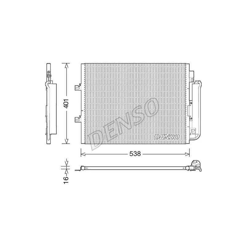 Condenseur, climatisation DENSO DCN23026