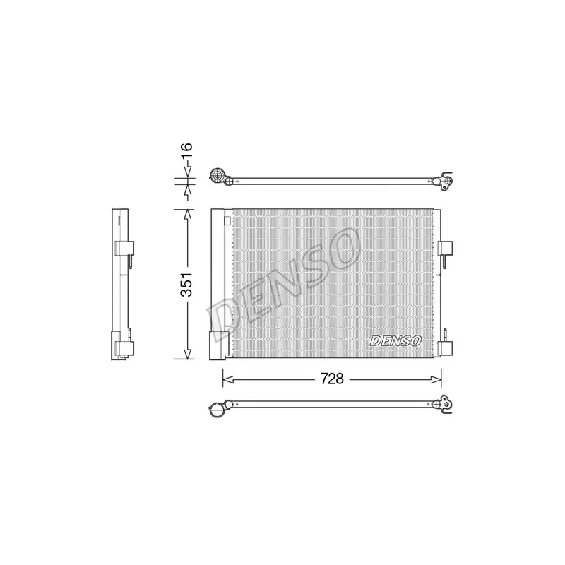 Condenseur, climatisation DENSO DCN23032