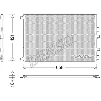 Condenseur, climatisation DENSO DCN23033