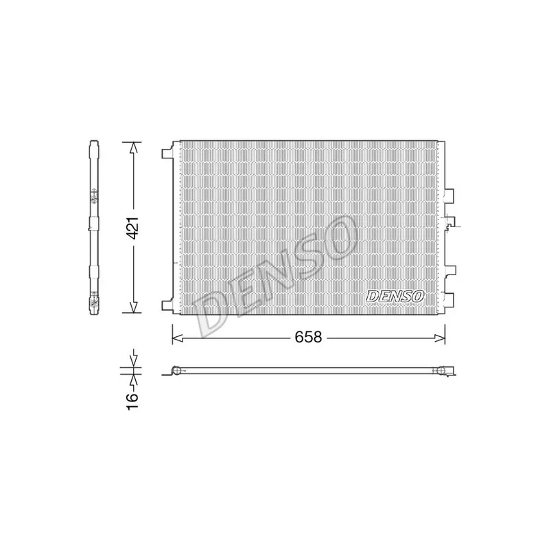 Condenseur, climatisation DENSO DCN23033