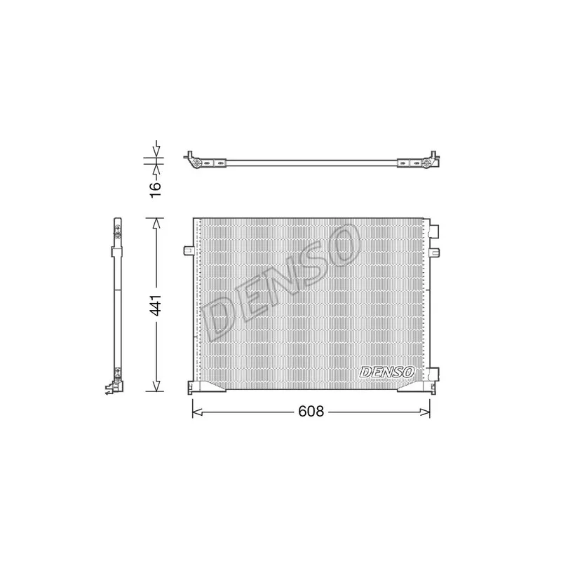 Condenseur, climatisation DENSO DCN23035