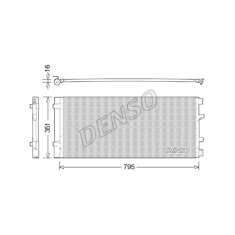 Condenseur, climatisation DENSO DCN23037