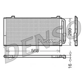Condenseur, climatisation DENSO DCN24001