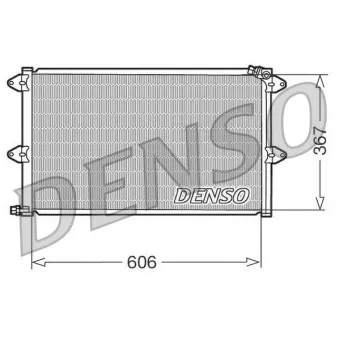 Condenseur, climatisation DENSO DCN27001