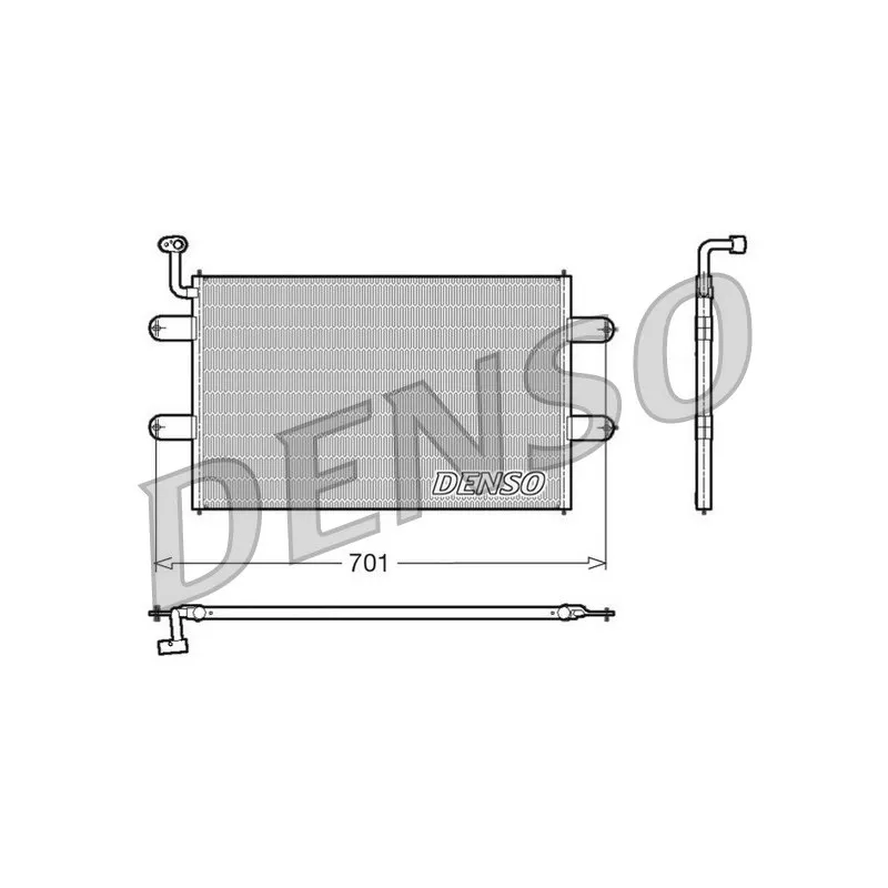 Condenseur, climatisation DENSO DCN27003