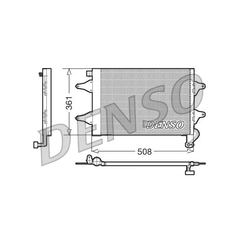Condenseur, climatisation DENSO DCN27004