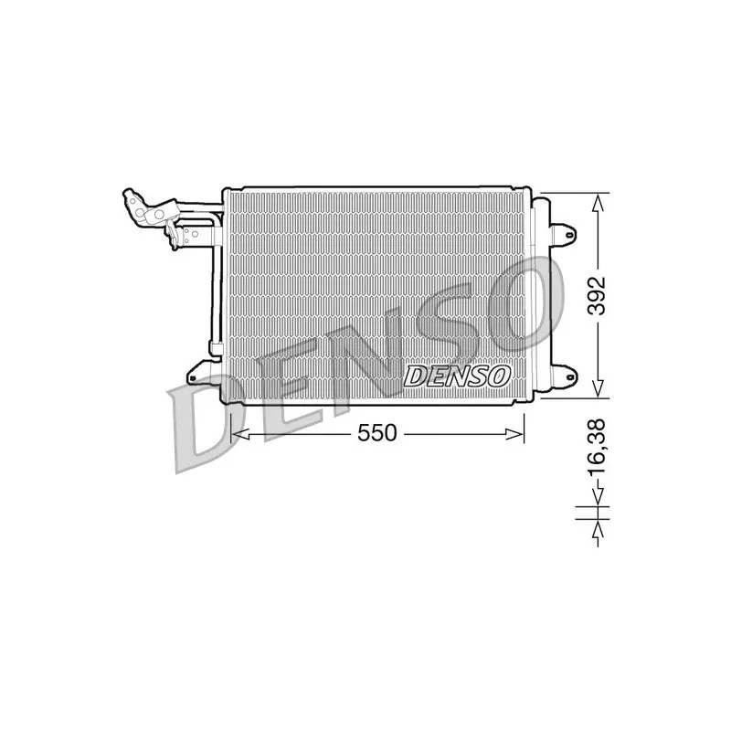Condenseur, climatisation DENSO DCN32002