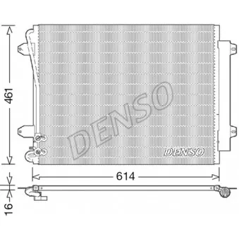 Condenseur, climatisation DENSO DCN32011