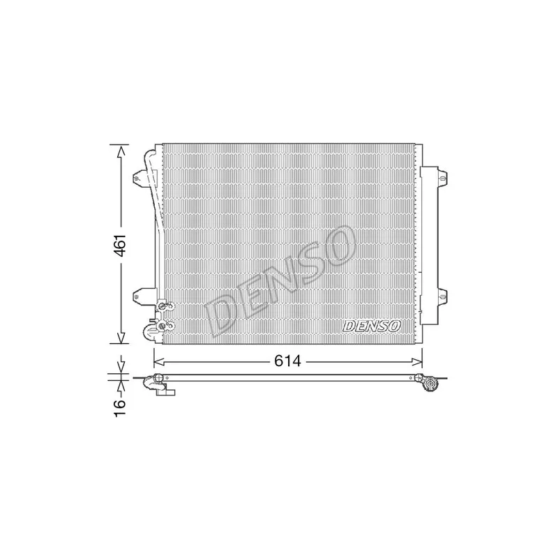 Condenseur, climatisation DENSO DCN32011