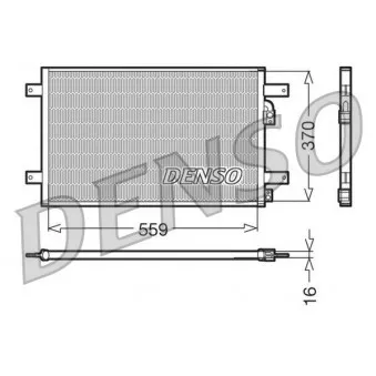 Condenseur, climatisation DENSO DCN32014