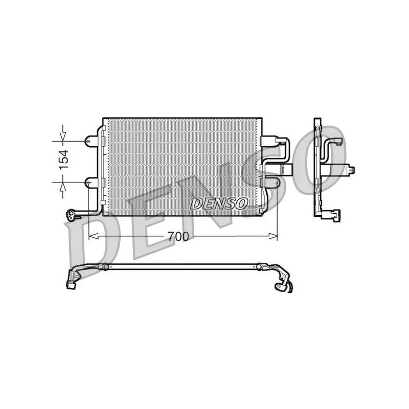 Condenseur, climatisation DENSO DCN32017
