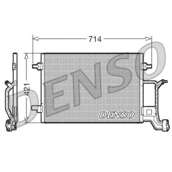 Condenseur, climatisation DENSO DCN32019
