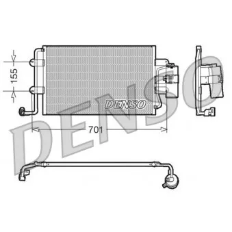 Condenseur, climatisation DENSO DCN32025