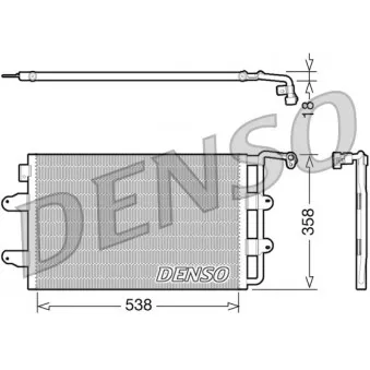 Condenseur, climatisation DENSO DCN32026