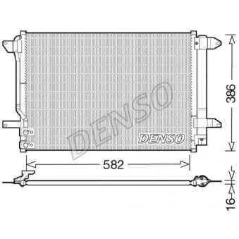 Condenseur, climatisation DENSO DCN32027