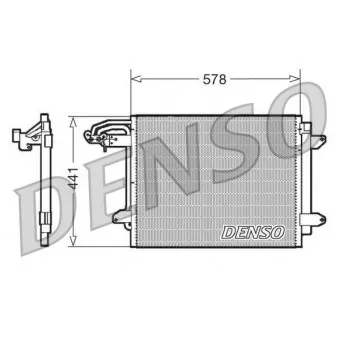 Condenseur, climatisation DENSO DCN32030