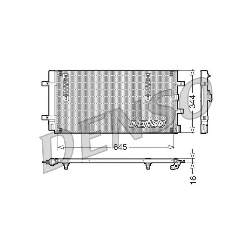 Condenseur, climatisation DENSO DCN32060