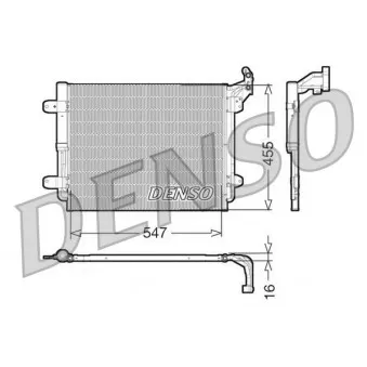 Condenseur, climatisation DENSO DCN32062