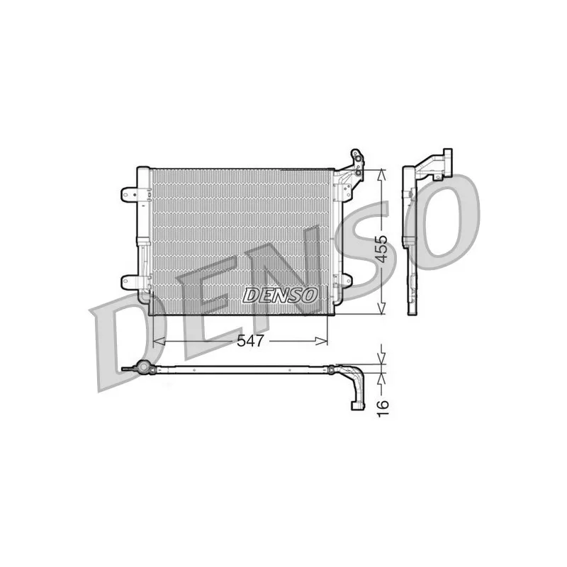 Condenseur, climatisation DENSO DCN32062