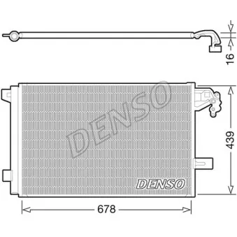 Condenseur, climatisation DENSO DCN32063