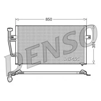 Condenseur, climatisation DENSO DCN33007