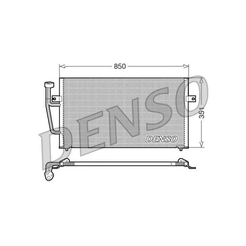 Condenseur, climatisation DENSO DCN33007