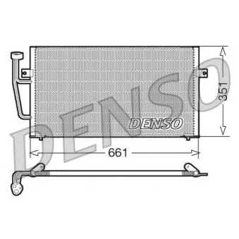Condenseur, climatisation DENSO DCN33008
