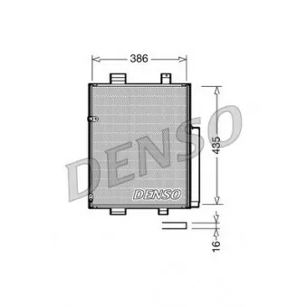 Condenseur, climatisation DENSO DCN35001