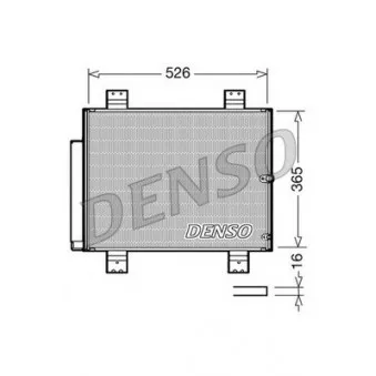Condenseur, climatisation DENSO DCN35002